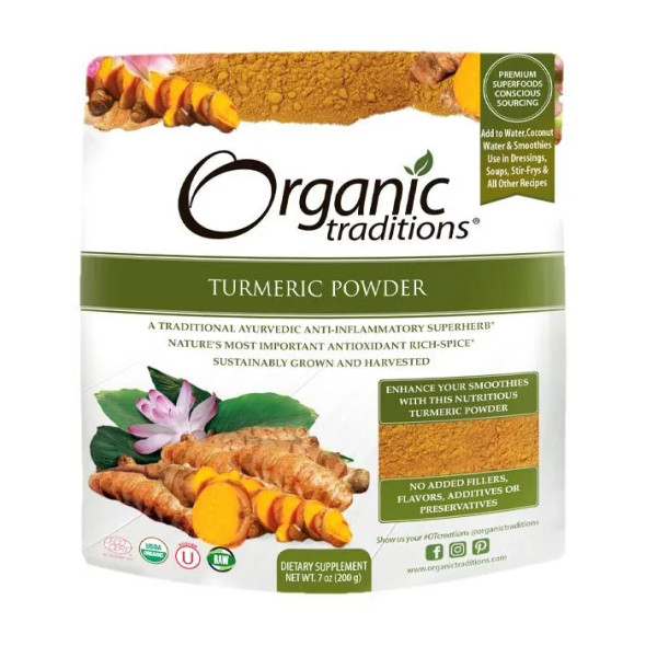 Organic Traditions Turmeric Powder 200 g