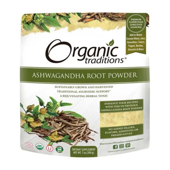 Organic Traditions Ashwagandha Root Powder 200 g