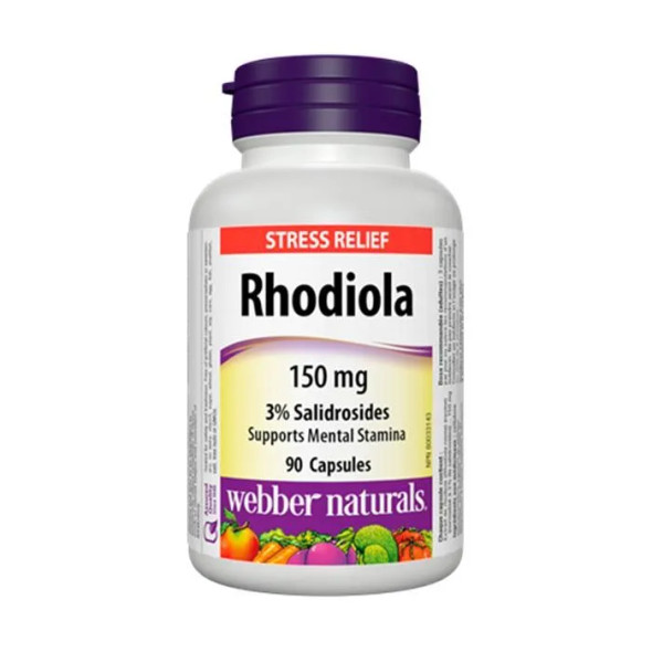 Webber Naturals Rhodiola Extract 150 mg 90's