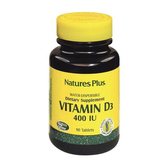 Natures Plus Vitamin D 400 Iu Water Dispersible 90's Tablets