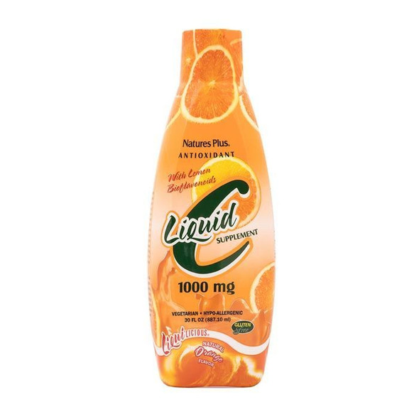 Natures Plus Vitamin C Liquid Orange 30 Oz