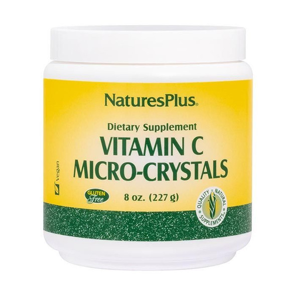 Natures Plus Vitamin C Micro Crystals 8 Oz 227 g Jar