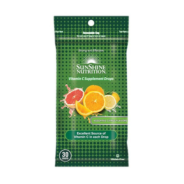 Sunshine Nutrition Lozenges - Vitamin C 30 Drops