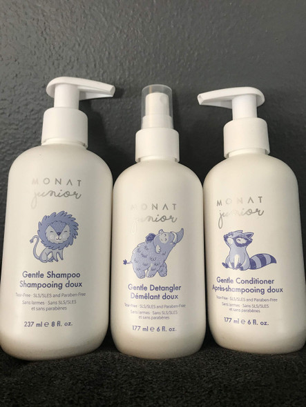 New Baby Monat Junior/Gentle Shampoo/Gentle Conditioner/Gentle Detangler