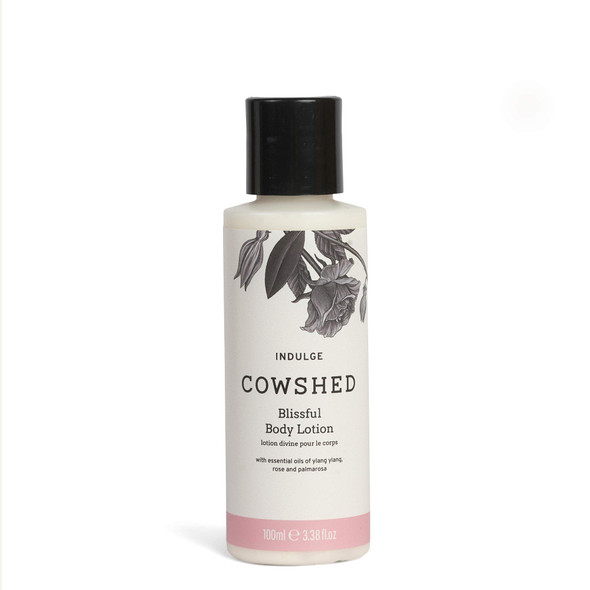 Cowshed Christmas Indulge Body Lotion Shot Tree Decoration YlangYlang Rose and Palmarosa Essential Oils 100ml