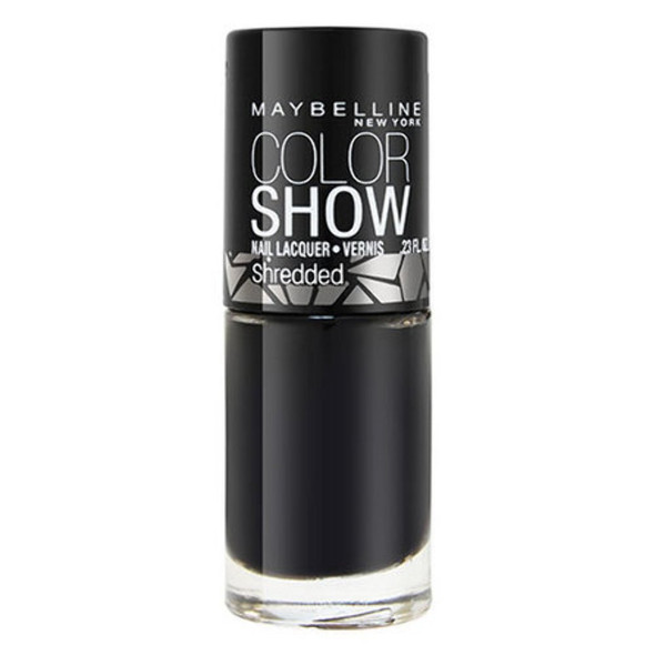Maybelline Color Show Shredded Nail Lacquer  Carbon Frost  0.23 oz