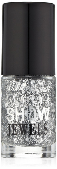 Maybelline New York Color Show Jewels Nail Lacquer Top Coat Platinum Adorn 0.23 Fluid Ounce