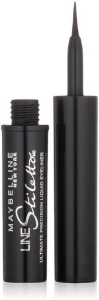 Maybelline Line Stiletto Ultimate Precision Liquid Eyeliner  Blackest Black  2 Pack