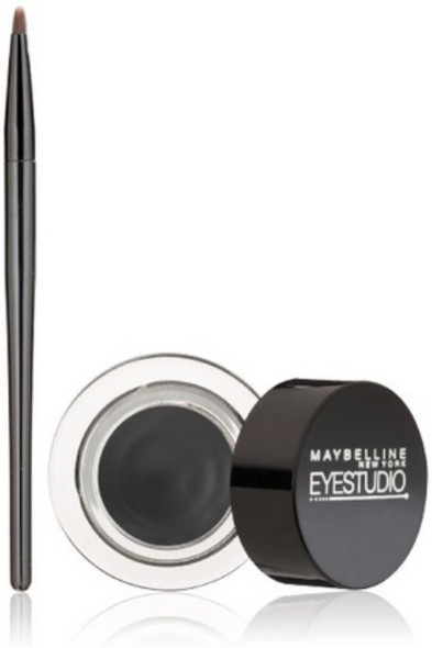 Maybelline New York Eye Studio Lasting Drama Gel Eyeliner Blackest Black 950 0.106 oz Pack of 4