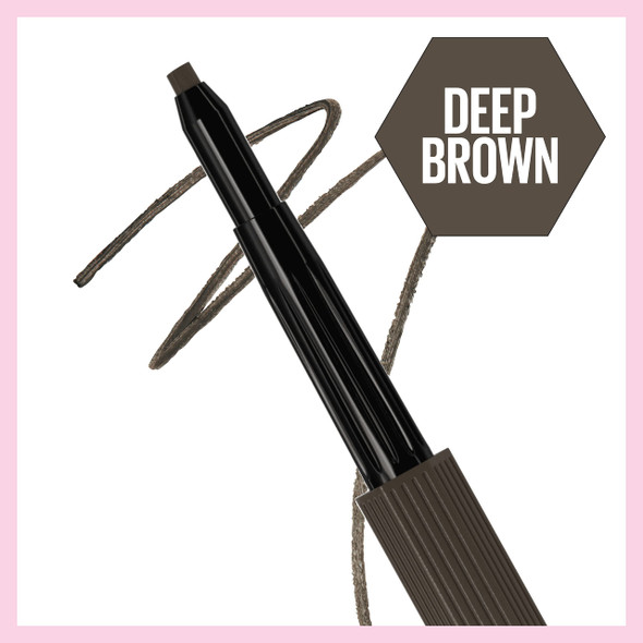 Maybelline New York Hyper Easy No Slip Pencil Eyeliner Makeup Deep Brown 0.001 oz.