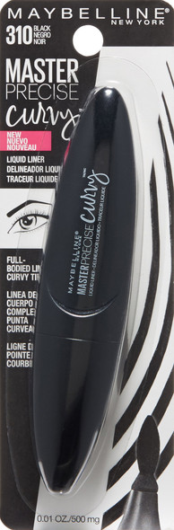 Maybelline New York Master Precise Curvy Liquid Eyeliner Black 0.01 oz.