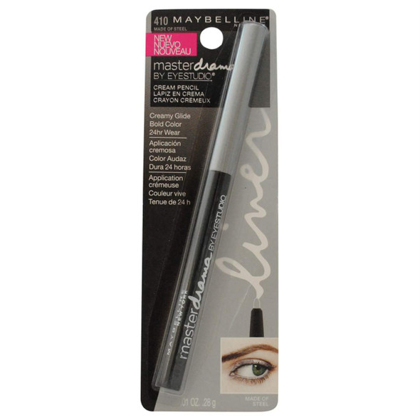 Maybelline Eye Studio Master Drama Eyeliner  Made of Steel Pack of 2