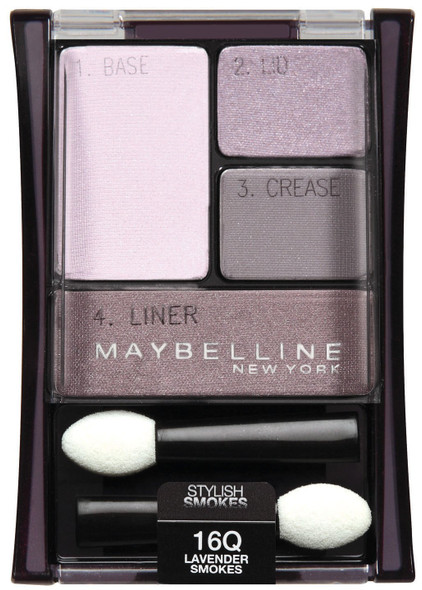 Maybelline New York Expert Wear Eyeshadow Quads 16q Lavender Smokes Stylish Smokes 0.17 Ounce