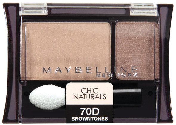Maybelline New York Expert Wear Eyeshadow Duos 70d Browntones Chic Naturals 0.08 Ounce