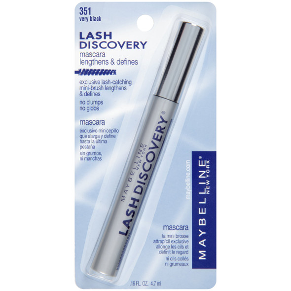 Maybelline New York Lash Discovery Washable Mascara Very Black 0.16 fl oz