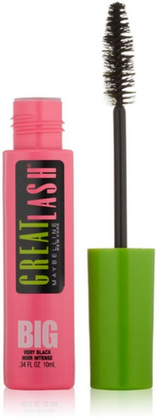 Maybelline Great Lash Big Washable Mascara Very Black 131 0.34 oz