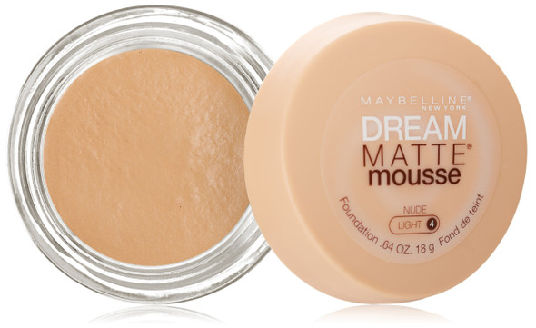 Maybelline New York Dream Matte Mousse Foundation Nude 0.64 Ounce