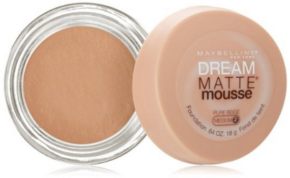 Maybelline Dream Matte Mousse Foundation Pure Beige 0.64 oz Pack of 3