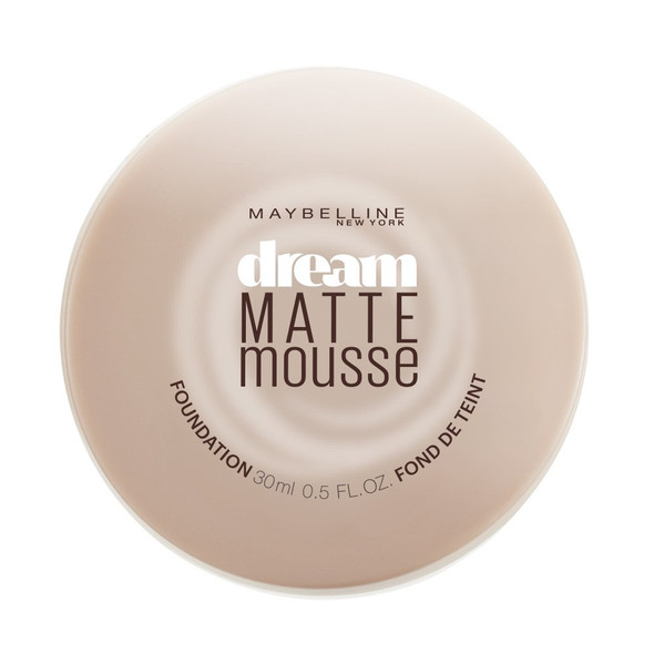Maybelline New York Dream Matte Mousse Foundation Honey Beige 0.5 Fl Oz Pack of 1 Packaging May Vary