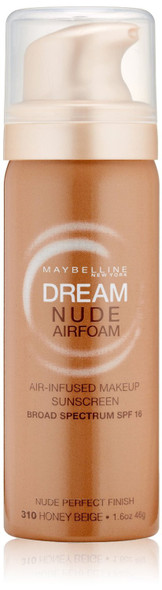 Maybelline New York Dream Nude Airfoam Foundation 310 Honey Beige 1.6 Ounce 2 Pack