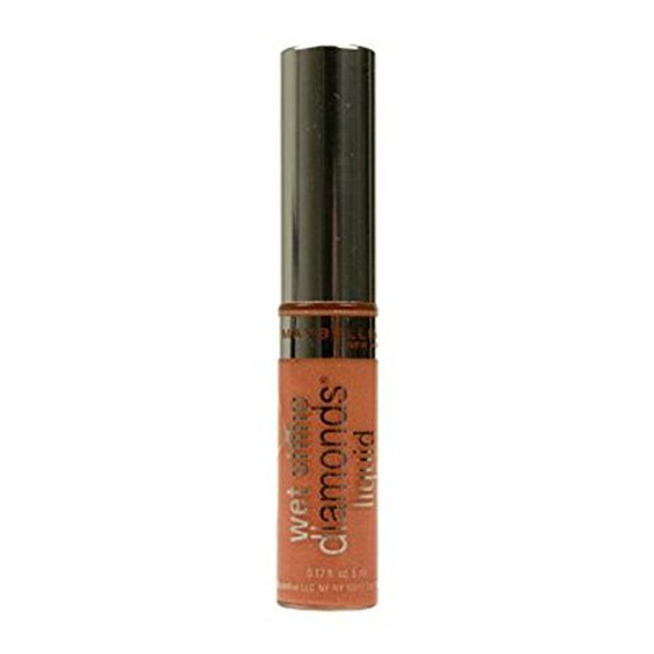 Maybelline Wet Shine Diamonds Liquid Lip Gloss  10 Marquise Peach by Maybelline