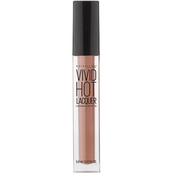 Maybelline New York Color Sensational Vivid Hot Lacquer Lip Gloss Tease 0.17 Fluid Ounce