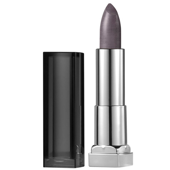 Maybelline New York Color Sensational Silver Lipstick Metallic Lipstick Smoked Silver 0.15 oz