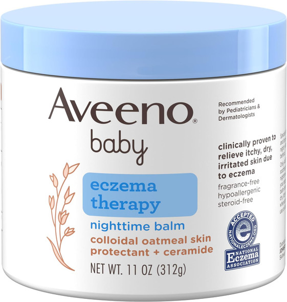 Aveeno Baby Eczema Therapy Nighttime Balm 11 Oz