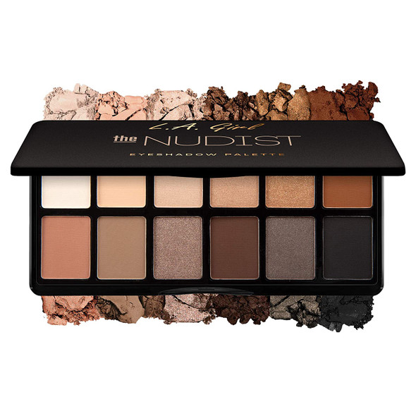 L.A. Girl Fanatic Eyeshadow Palette The Nudist 0.035 Oz.