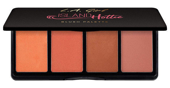 L.A. Girl Fanatic Blush Palette Island Hottie Corals 1 oz