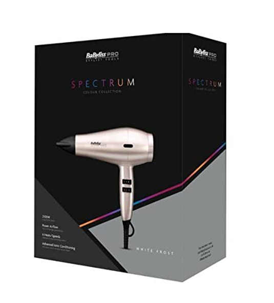 Dryers by BaByliss PRO Spectrum White Frost 2100w