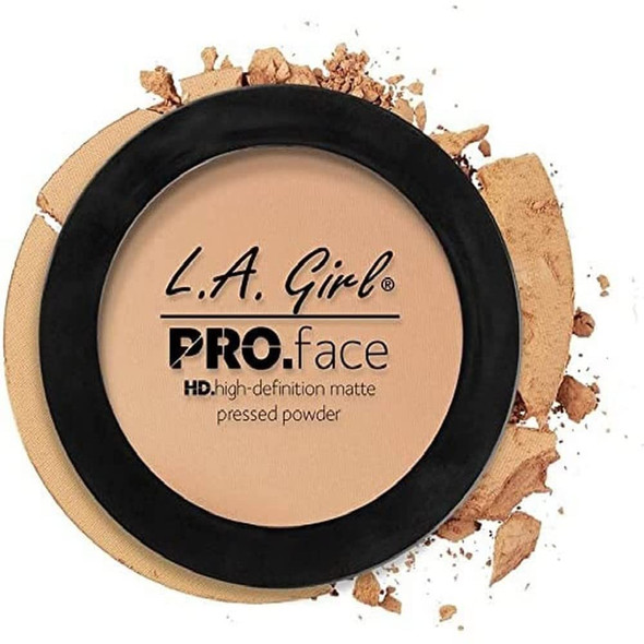 L.A. Girl Pro Face Powder Nude Beige LAXGPP605 0.25 Ounce