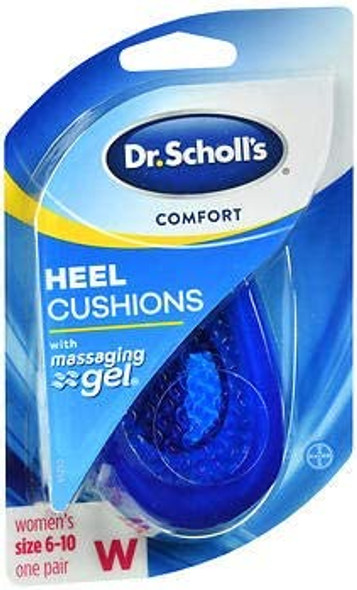 Dr. Scholls Massaging Gel Heel Cushions for Women Size 610  1 PR Pack of 3