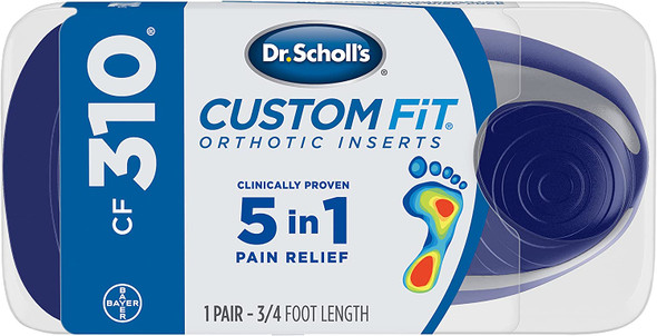 Dr. Scholls Custom Fit Orthotic Inserts CF 310 1 Pair