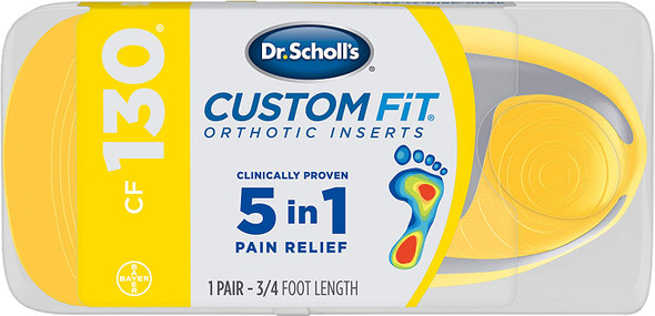 Dr. Scholls Custom Fit Orthotics CF 130 Shoe Sole Insole Inserts