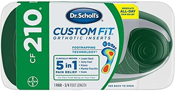 Dr. Scholls Custom Fit Orthotic Inserts CF 210