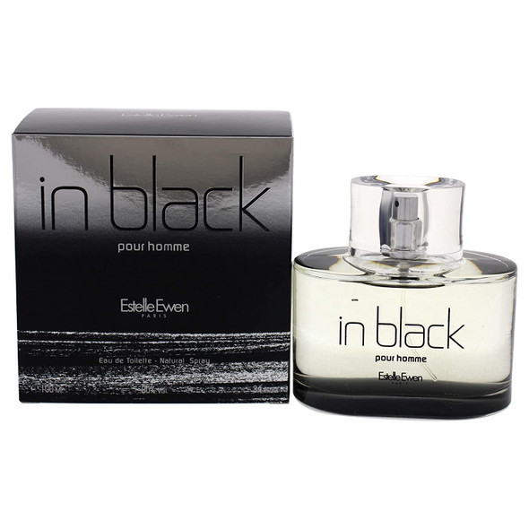 Estelle Ewen In Black Eau de Toilette Spray for Men 3.4 Ounce