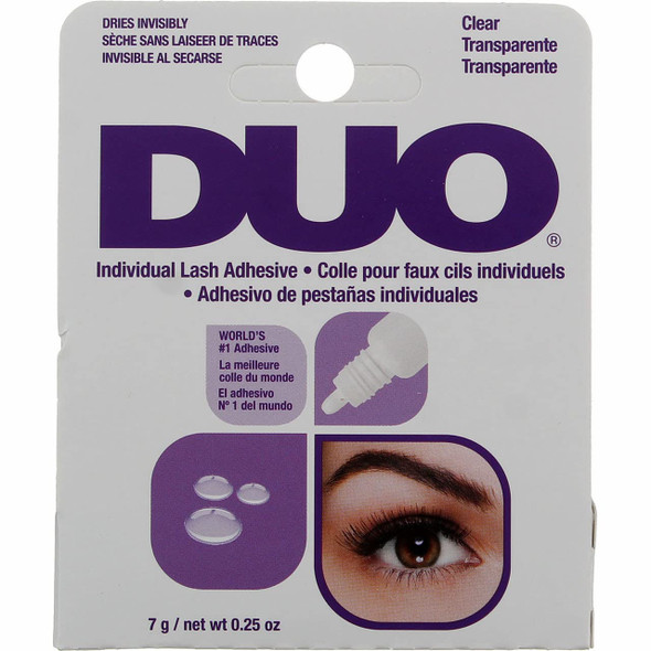 Duo Eyelash Individual Adhesive Clear 0.25 Ounce 7ml 3 Pack