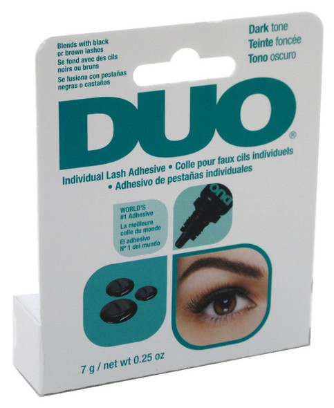 Duo Eyelash Individual Adhesive Dark Tone 0.25 Ounce 7ml 2 Pack