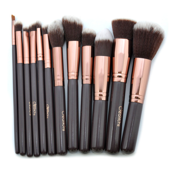 Beauty Creations Professional 12 Pcs Makeup Brush Set With Bag