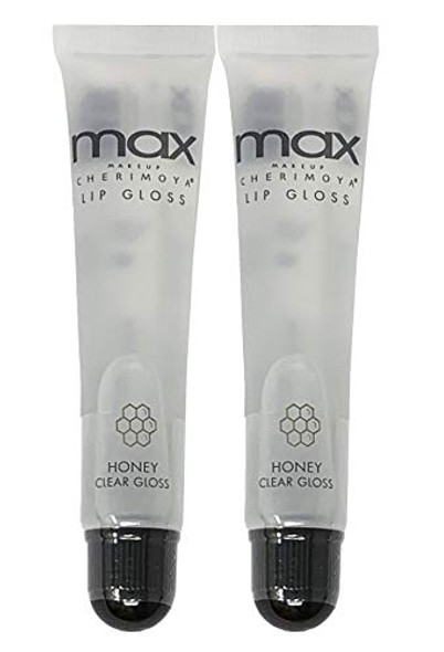 2Pack MAX Makeup Cherimoya Lip Polish HONEY Clear Gloss