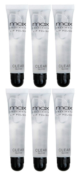 Cherimoya MAX Makeup Clear Lip Polish bulk 6 Pieces