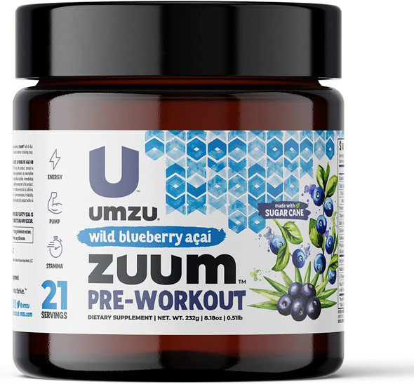 UMZU Zuum PreWorkout Wild Blueberry Acai