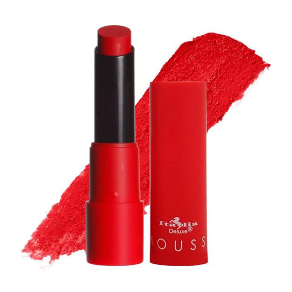 Italia Deluxe Matte Mousse Lipstick Stiletto Red