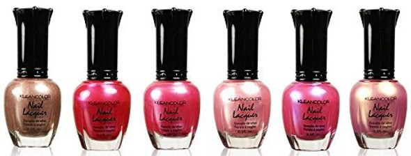 Kleancolor Nail Lacquer 6 Pieces 61 to 66