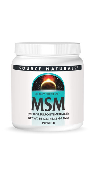 Source Naturals MSM (Methylsulfonylmethane) Powder 16 Ounces(453.6 Grams)