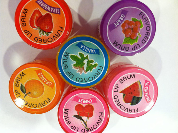 Beauty Treats Flavored Fruit Lip Balm 6 Different Flavors