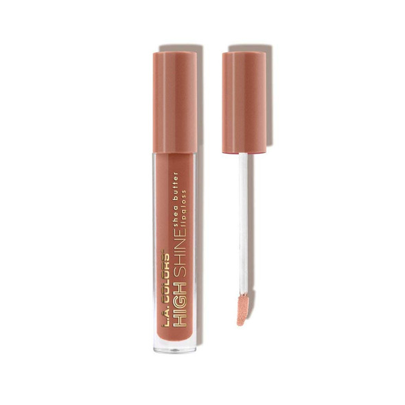 L.A. COLORS High Shine Lipgloss – Klarer Gloss Mit Sheabutter & Vitamin E | Nicht Klebrig, Mit Vanilleduft