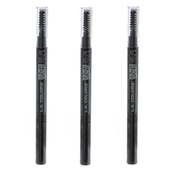 L.A. Colors Browie Wowie Brow Pencil Espresso 3 Pcs