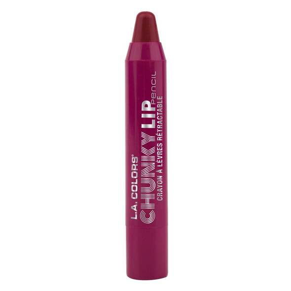 L.A. Colors Chunky Lip Pencil Wine 0.04 Ounce